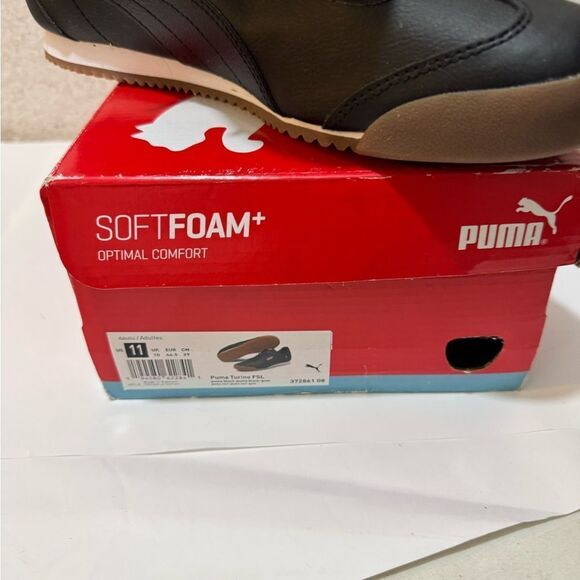 Puma Mens Turino FSL 372861-08 Black Casual Shoes Sneakers Size 11 - Picture 9 of 14